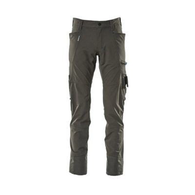 Mascot Advanced Ultimate Stretch Lightweight TrousersDark Anthracite   (32.5) (Leg LengthLong) from B&Q