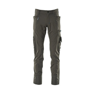Mascot Advanced Ultimate Stretch Lightweight TrousersDark Anthracite   (36.5) (Leg LengthLong) from B&Q