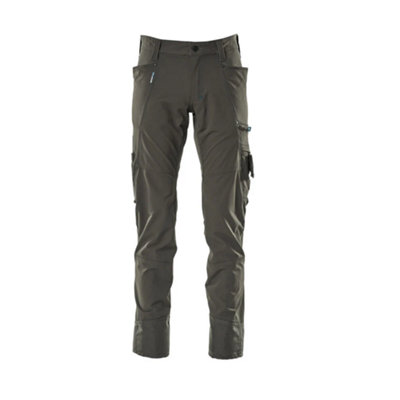 Mascot Advanced Ultimate Stretch Lightweight TrousersDark Anthracite   (38.5) (Leg LengthLong) from B&Q