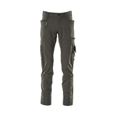 Mascot Advanced Ultimate Stretch Lightweight TrousersDark Anthracite   (46.5) (Leg LengthLong) from B&Q