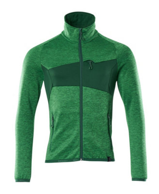 Mascot Accelerate Microfleece Jacket With Zipper (Grass Green/green)  (Xxx Large) from B&Q