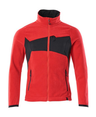 Mascot Accelerate Fleece Jacket With Fleece Jacket (Traffic Red/black)  (Medium) from B&Q