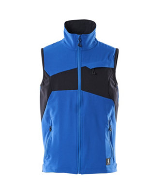 Mascot Accelerate Ultimate Stretch Lightweight Gilet (Azure Blue/dark Navy)  (Xxxx Large) from B&Q