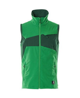 Mascot Accelerate Ultimate Stretch Lightweight Gilet (Grass Green/green)  (Medium) from B&Q