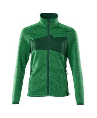 Mascot Accelerate Ladies Knitted Cardigan With Zipper (Grass Green/green)  (X Large) from B&Q