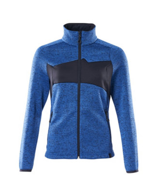 Mascot Accelerate Ladies Knitted Cardigan With Zipper (Azure Blue/dark Navy)  (Xxx Large) from B&Q