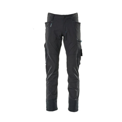 Mascot Advanced Ultimate Stretch Lightweight TrousersDark Navy Blue   (40.5) (Leg LengthShort) from B&Q