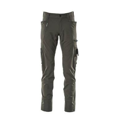 Mascot Advanced Ultimate Stretch Lightweight TrousersDark Anthracite   (27) (Leg LengthShort) from B&Q