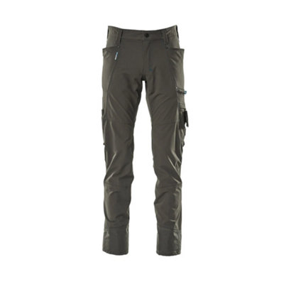 Mascot Advanced Ultimate Stretch Lightweight TrousersDark Anthracite   (33.5) (Leg LengthShort) from B&Q