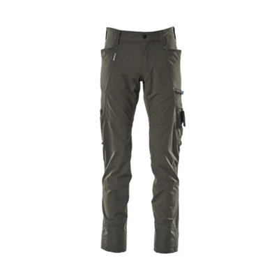 Mascot Advanced Ultimate Stretch Lightweight TrousersDark Anthracite   (34.5) (Leg LengthShort) from B&Q
