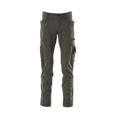 Mascot Advanced Ultimate Stretch Lightweight TrousersDark Anthracite   (35.5) (Leg LengthShort) from B&Q