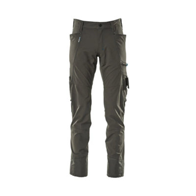 Mascot Advanced Ultimate Stretch Lightweight TrousersDark Anthracite   (36.5) (Leg LengthShort) from B&Q