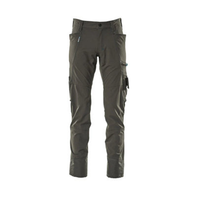 Mascot Advanced Ultimate Stretch Lightweight TrousersDark Anthracite   (38.5) (Leg LengthShort) from B&Q