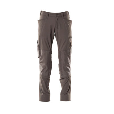 Mascot Accelerate Stretch Trousers With Kneepad PocketsDark Anthracite   (33.5) (Leg LengthRegular) from B&Q