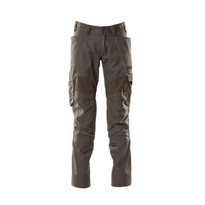 Mascot Accelerate Trousers With Kneepad PocketsDark Anthracite   (33.5) (Leg LengthRegular) from B&Q
