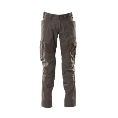 Mascot Accelerate Trousers With Kneepad PocketsDark Anthracite   (44.5) (Leg LengthRegular) from B&Q