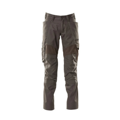 Mascot Accelerate Trousers With Kneepad PocketsDark Anthracite   (44.5) (Leg LengthLong) from B&Q