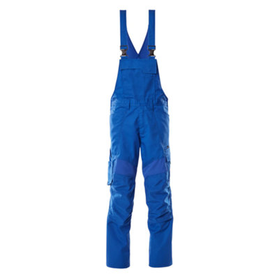 Mascot Accelerate Bib & Brace With Kneepad PocketsAzure Blue  (30.5) (Leg LengthLong) from B&Q