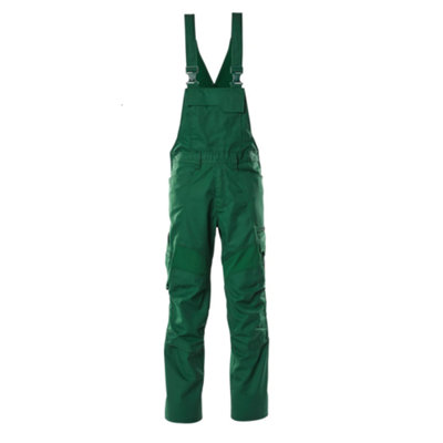 Mascot Accelerate Bib & Brace With Kneepad PocketsGreen   (34.5) (Leg LengthShort) from B&Q