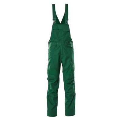 Mascot Accelerate Bib & Brace With Kneepad PocketsGreen   (34.5) (Leg LengthRegular) from B&Q