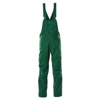 Mascot Accelerate Bib & Brace With Kneepad PocketsGreen   (40.5) (Leg LengthRegular) from B&Q