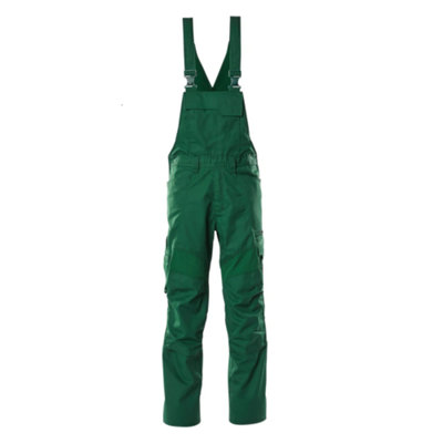 Mascot Accelerate Bib & Brace With Kneepad PocketsGreen   (50.5) (Leg LengthRegular) from B&Q