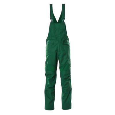 Mascot Accelerate Bib & Brace With Kneepad PocketsGreen   (52.5) (Leg LengthRegular) from B&Q