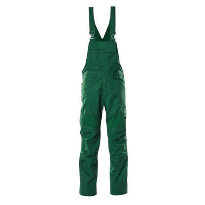 Mascot Accelerate Bib & Brace With Kneepad PocketsGreen   (30.5) (Leg LengthLong) from B&Q