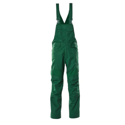 Mascot Accelerate Bib & Brace With Kneepad PocketsGreen   (32.5) (Leg LengthLong) from B&Q