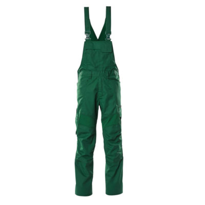 Mascot Accelerate Bib & Brace With Kneepad PocketsGreen   (34.5) (Leg LengthLong) from B&Q
