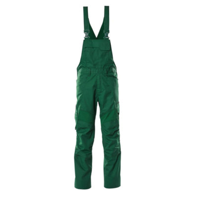 Mascot Accelerate Bib & Brace With Kneepad PocketsGreen   (40.5) (Leg LengthLong) from B&Q