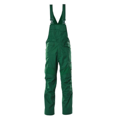Mascot Accelerate Bib & Brace With Kneepad PocketsGreen   (46.5) (Leg LengthLong) from B&Q