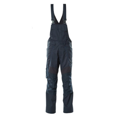 Mascot Accelerate Bib & Brace With Kneepad PocketsDark Navy   (30.5) (Leg LengthShort) from B&Q