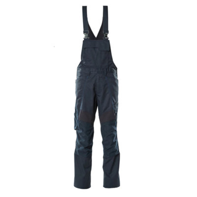 Mascot Accelerate Bib & Brace With Kneepad PocketsDark Navy   (34.5) (Leg LengthShort) from B&Q
