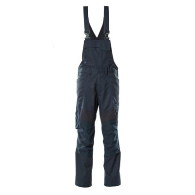 Mascot Accelerate Bib & Brace With Kneepad PocketsDark Navy   (36.5) (Leg LengthShort) from B&Q