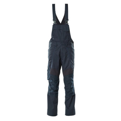 Mascot Accelerate Bib & Brace With Kneepad PocketsDark Navy   (38.5) (Leg LengthRegular) from B&Q