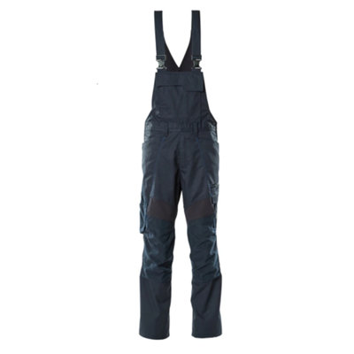 Mascot Accelerate Bib & Brace With Kneepad PocketsDark Navy   (46.5) (Leg LengthRegular) from B&Q