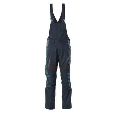 Mascot Accelerate Bib & Brace With Kneepad PocketsDark Navy   (44.5) (Leg LengthLong) from B&Q