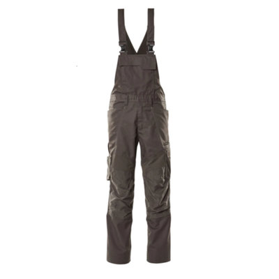 Mascot Accelerate Bib & Brace With Kneepad PocketsDark Anthracite   (30.5) (Leg LengthShort) from B&Q