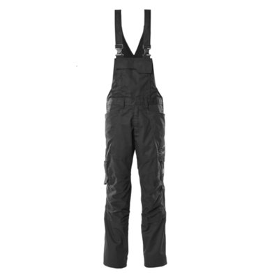 Mascot Accelerate Bib & Brace With Kneepad PocketsBlack   (30.5) (Leg LengthRegular) from B&Q