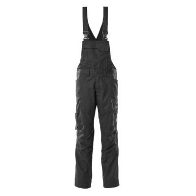 Mascot Accelerate Bib & Brace With Kneepad PocketsBlack   (46.5) (Leg LengthRegular) from B&Q