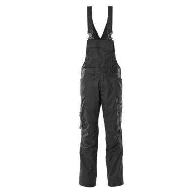 Mascot Accelerate Bib & Brace With Kneepad PocketsBlack   (48.5) (Leg LengthRegular) from B&Q
