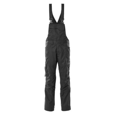 Mascot Accelerate Bib & Brace With Kneepad PocketsBlack   (42.5) (Leg LengthLong) from B&Q