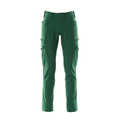 Mascot Accelerate Ultimate Stretch Trousers With Thigh PocketsGreen   (36.5) (Leg LengthRegular) from B&Q