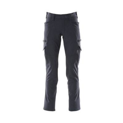 Mascot Accelerate Ultimate Stretch Trousers With Thigh PocketsDark Navy   (28.5) (Leg LengthRegular) from B&Q