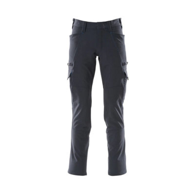 Mascot Accelerate Ultimate Stretch Trousers With Thigh PocketsDark Navy   (44.5) (Leg LengthRegular) from B&Q