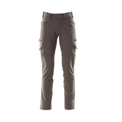 Mascot Accelerate Ultimate Stretch Trousers With Thigh PocketsDark Anthracite   (36.5) (Leg LengthRegular) from B&Q