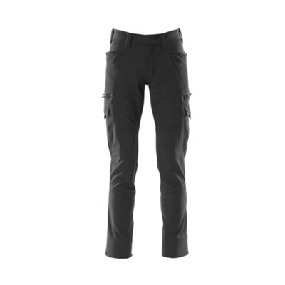 Mascot Accelerate Ultimate Stretch Trousers With Thigh PocketsBlack   (28.5) (Leg LengthRegular) from B&Q