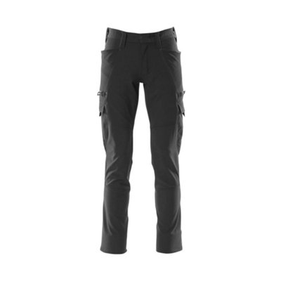 Mascot Accelerate Ultimate Stretch Trousers With Thigh PocketsBlack   (36.5) (Leg LengthRegular) from B&Q