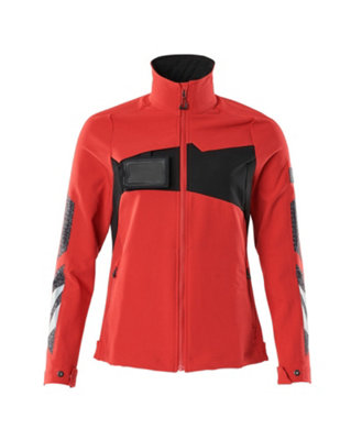 Mascot Accelerate Ladies Ultimate Stretch Light Work Jacket (Traffic Red/black)  (Medium) from B&Q